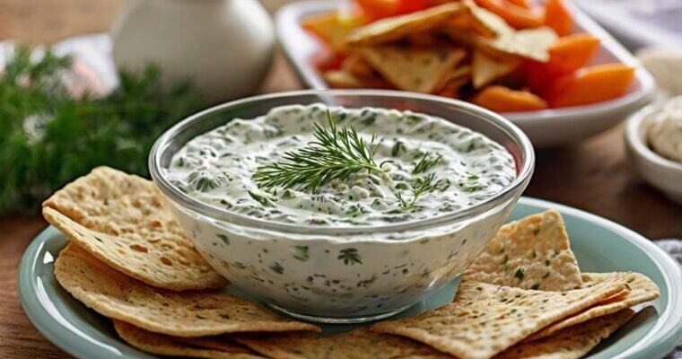 Conquer Your Cravings with Creamy, Dreamy Dill Yogurt Dip!
