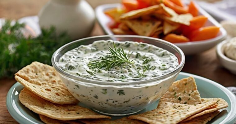 Conquer Your Cravings with Creamy, Dreamy Dill Yogurt Dip!